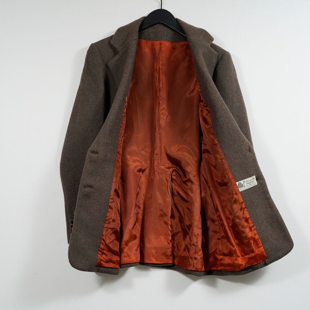 Vintage Women’s Wool Blazer Brown Union Made USA Size 10 Tailored Fit - Picture 8 of 13